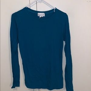 Teal Long-Sleeve Top